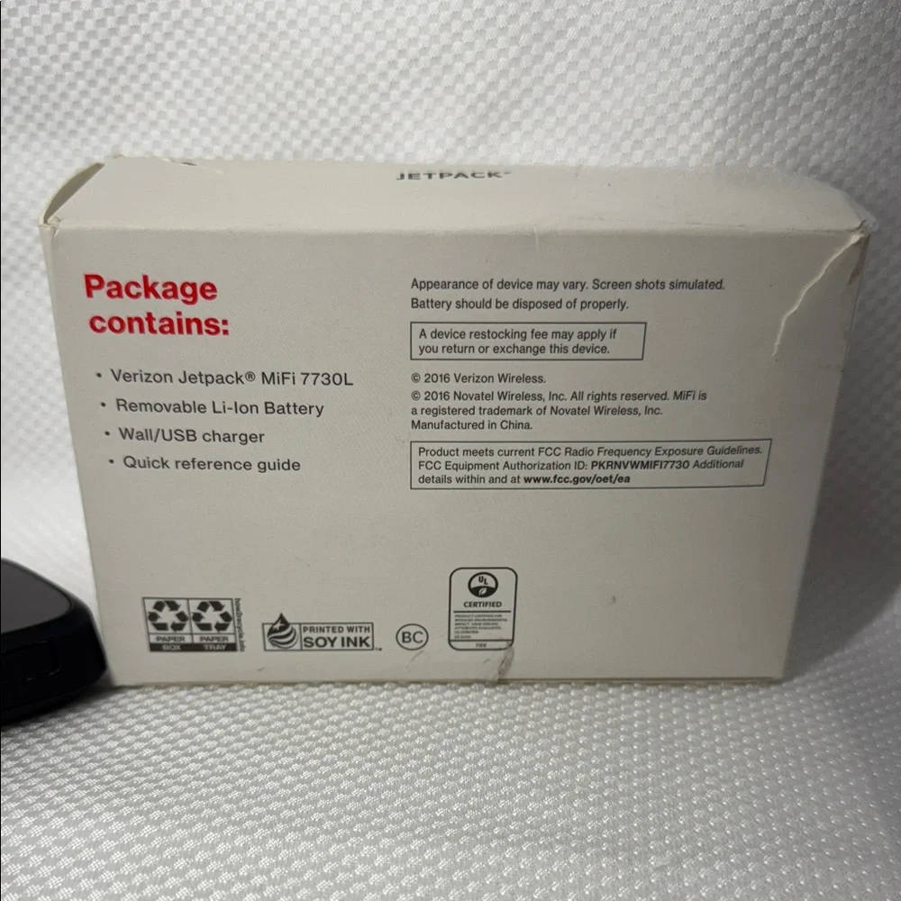 Verizon Black Mobile Hotspot